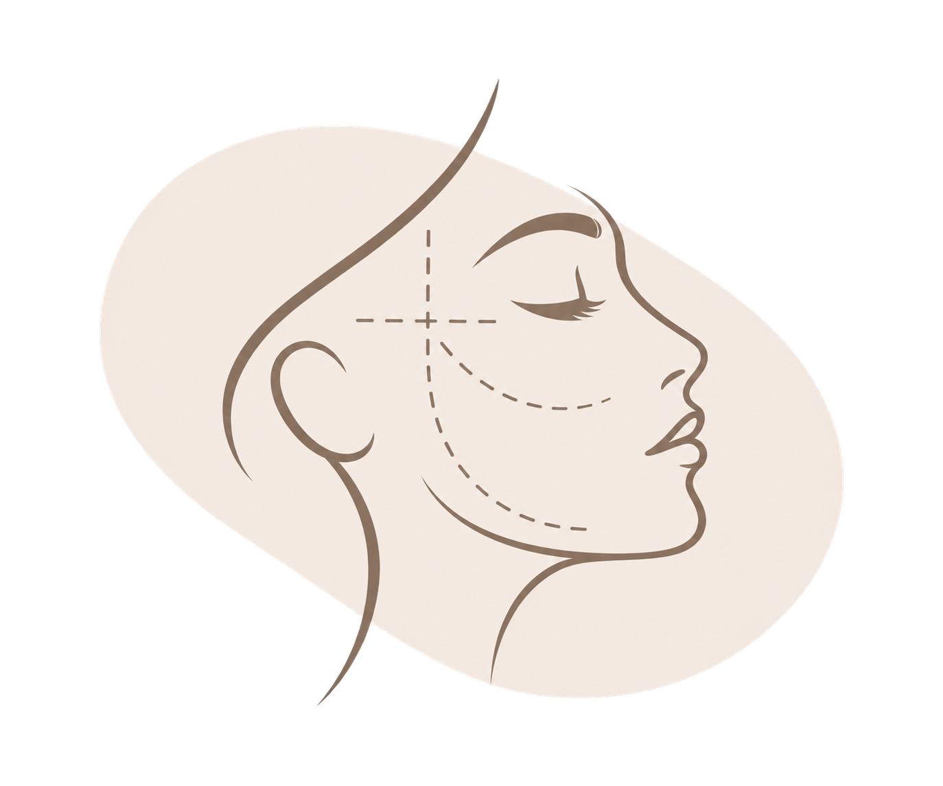 Minimalist Facial Contouring Profile